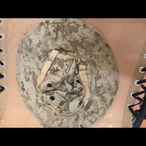 Tru-spec 7 in hat - desert camouflage color military style